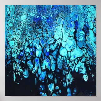 Affiche Le bleu profond