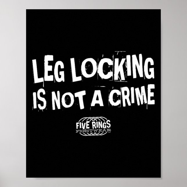 Affiche Le blocage de jambe n'est pas un crime Five Rings  (Devant)