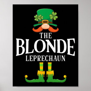 Affiche Le blond lutin Saint-Patrick jour de correspondanc