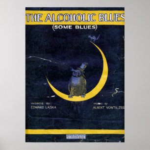 Affiche Le blues alcoolique