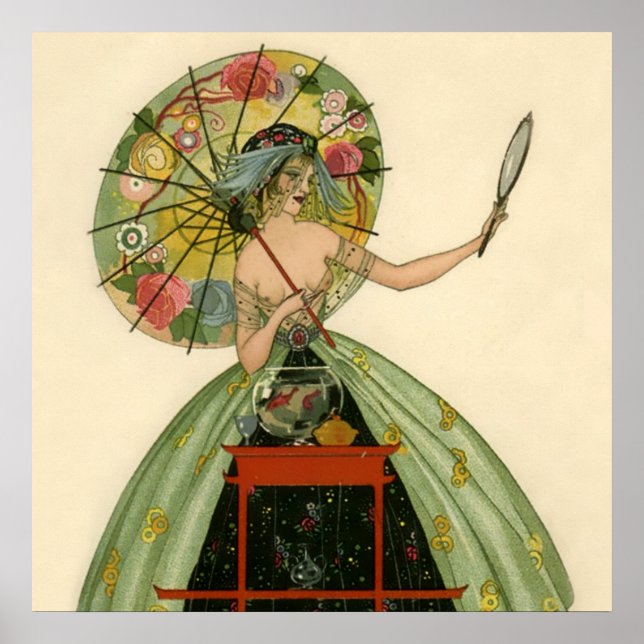 Affiche “Le Bol à Poisson” par Umberto Brunelleschi (Devant)