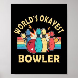 Affiche Le bolleur le plus moyen du monde Retro Hommes Fem