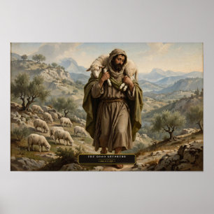Affiche Le Bon Berger — Style Da Vinci