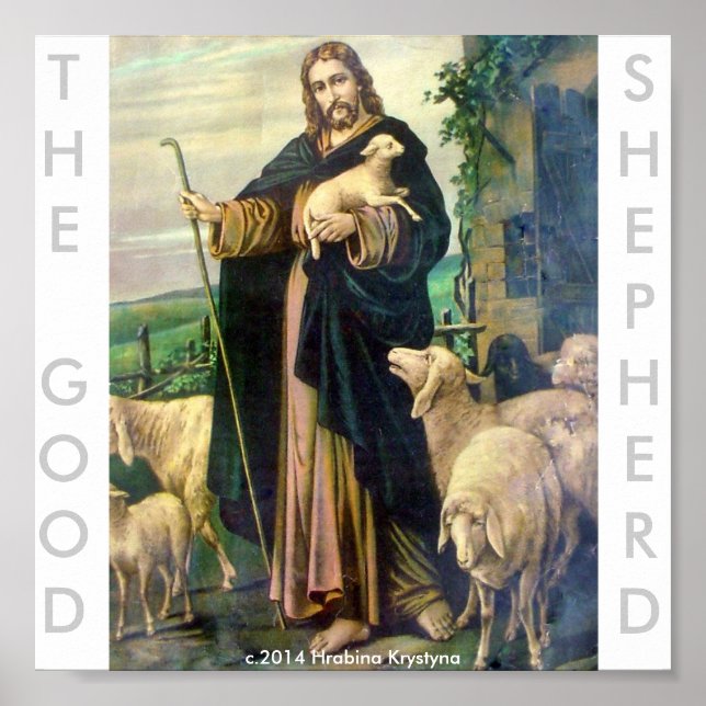 Affiche LE BON SHEPHERD...NOTRE SEIGNEUR JÉSUS révisé (Devant)