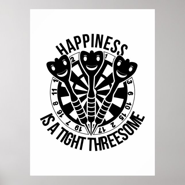 Affiche Le Bonheur De La Pâte Est Un Trio Serré (Devant)