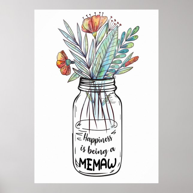 Affiche Le Bonheur Des Femmes D'Art Est Un Mème (Devant)