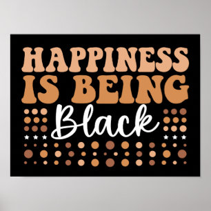 Affiche Le bonheur d'être noir, super histoire noire