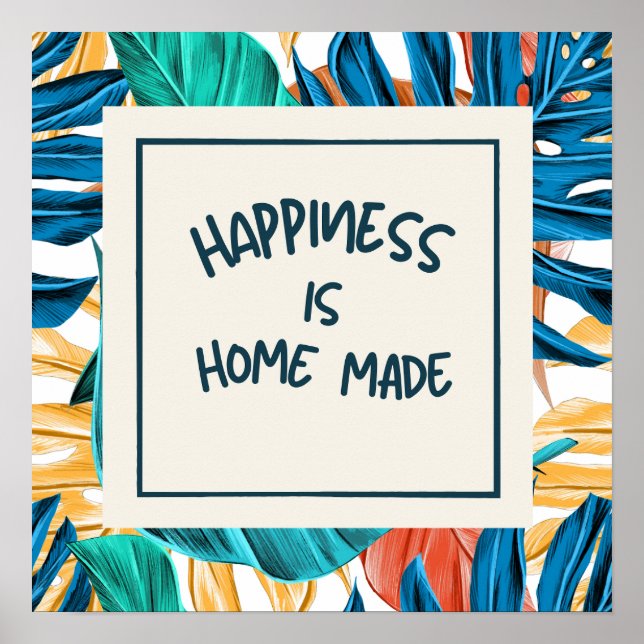 Affiche Le bonheur est fait maison (Devant)
