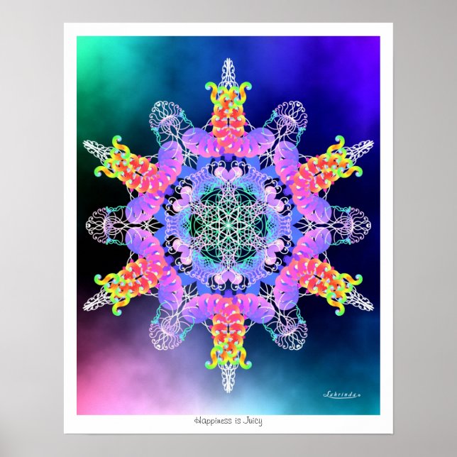 Affiche Le bonheur est juteux (Devant)