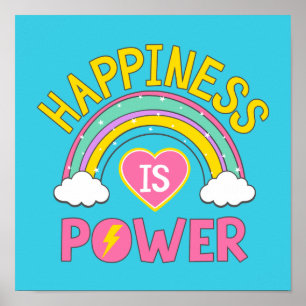 Affiche Le bonheur est Power Rainbow