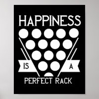 Le Bonheur Est Un Parfait Joueur De Piscine En Rac