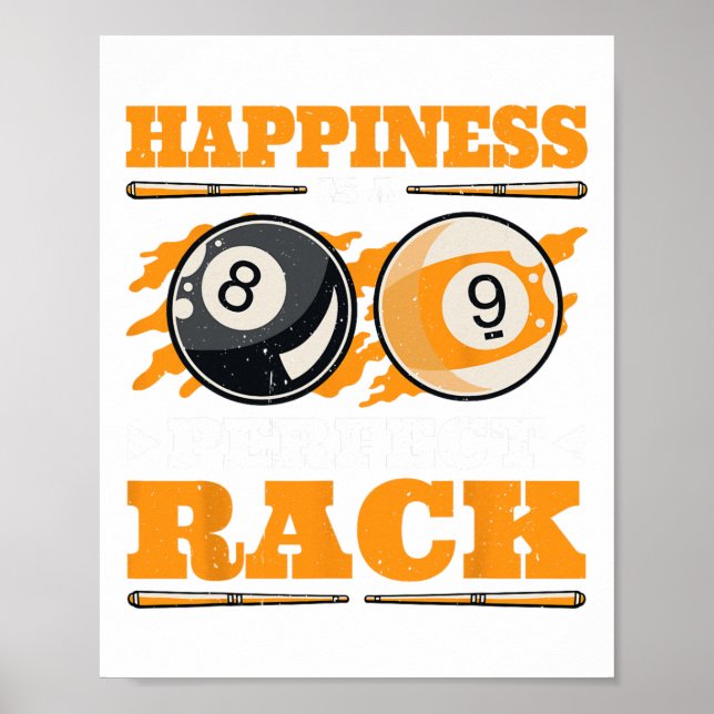 Affiche Le Bonheur Est Un Rack Parfait... (Devant)