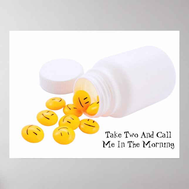 Affiche Le bonheur est une bonne médecine (Devant)