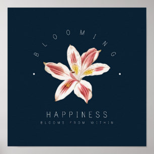 Affiche Le bonheur fleurit