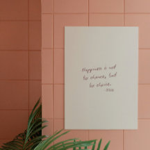 Le bonheur n'est pas par hasard... Positif