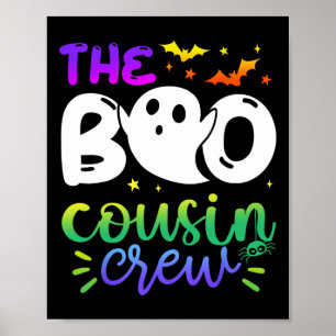 Affiche Le Boo Cousin Crew Halloween Ghost Trick Treat Sq