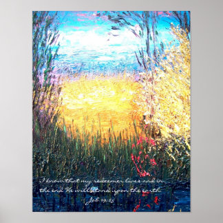 Affiche Le bord de l'eau