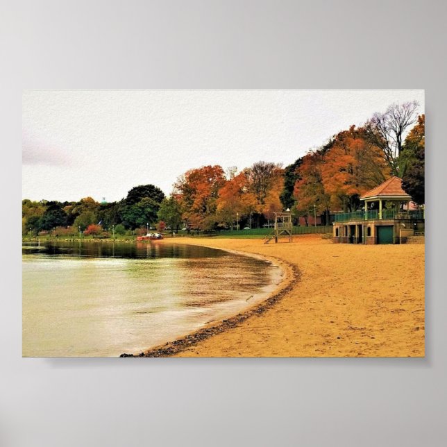 Affiche Le bord du lac Léman, Wisconsin (Devant)