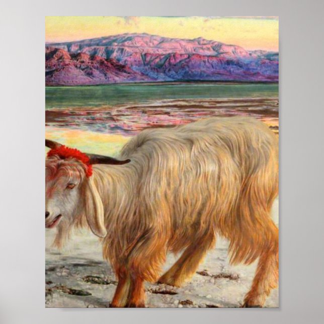 Affiche Le bouc émissaire William Holman Hunt (Devant)