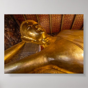 Affiche Le Bouddha couché à Bangkok