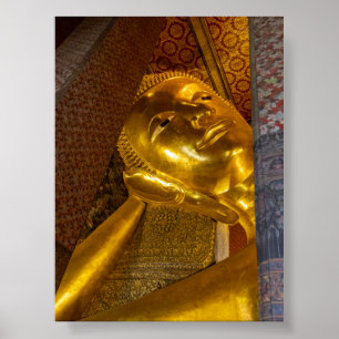 Affiche Le Bouddha couché à Bangkok