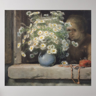 Affiche Le Bouquet de Margueritas, 1866