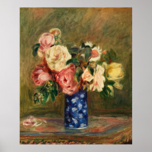 Affiche Le Bouquet de Roses de Renoir