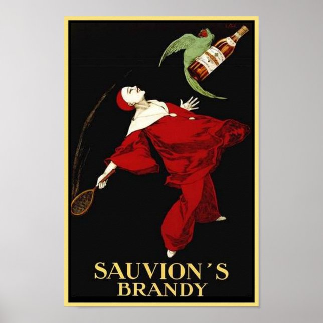 Affiche Le brandy de Sauvion (Devant)
