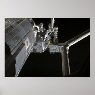 Affiche Le bras robotique du modu japonais Experiment