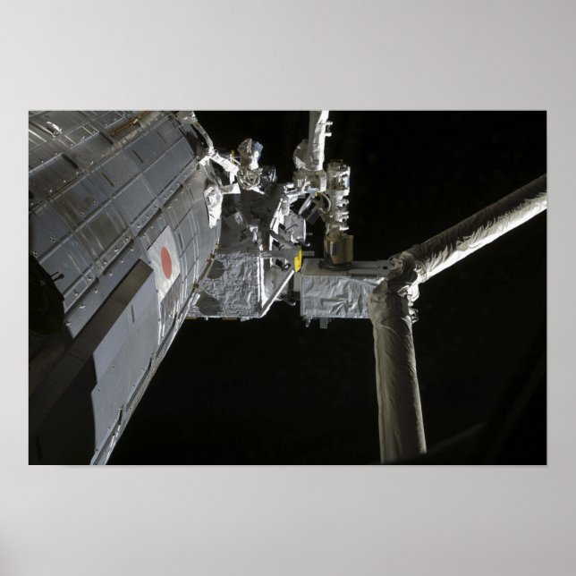 Affiche Le bras robotique du modu japonais Experiment (Devant)