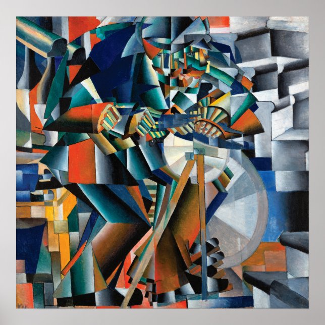 Affiche Le broyeur de couteau (principe de brillance) (Devant)