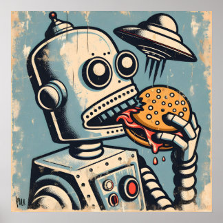 Affiche Le burgerbot