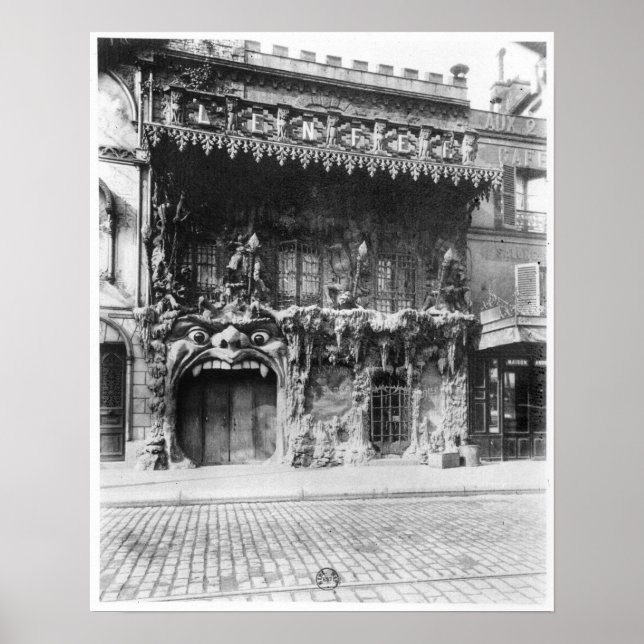 Affiche Le Cabaret de l'Enfer à Paris (Devant)