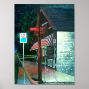 Affiche "Le cabaret du remous profond" de Michael Sabatini