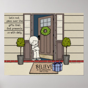 Affiche Le cadeau quotidien de Dieu