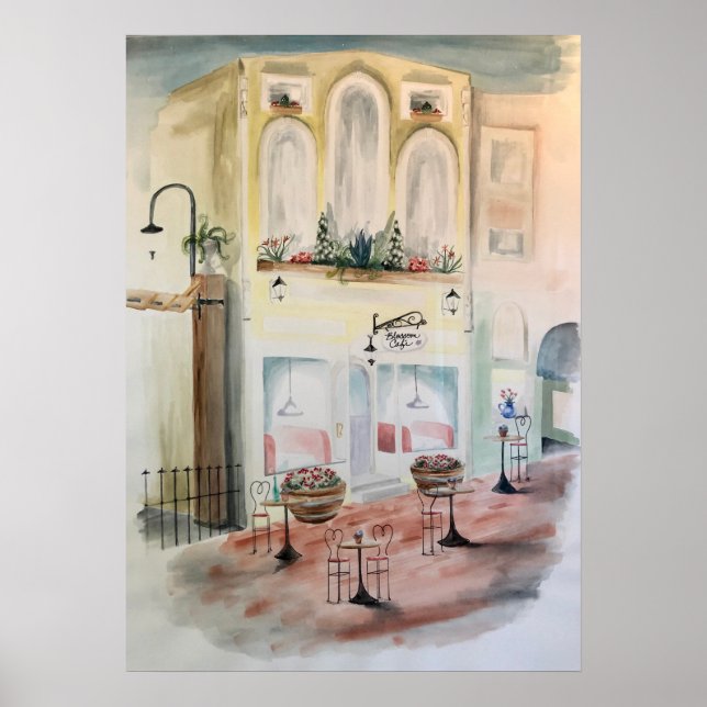 Affiche Le Café Blossom (Devant)