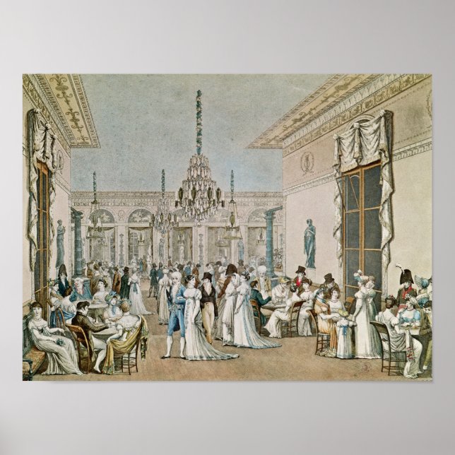 Affiche Le Café Frascati en 1807 (Devant)