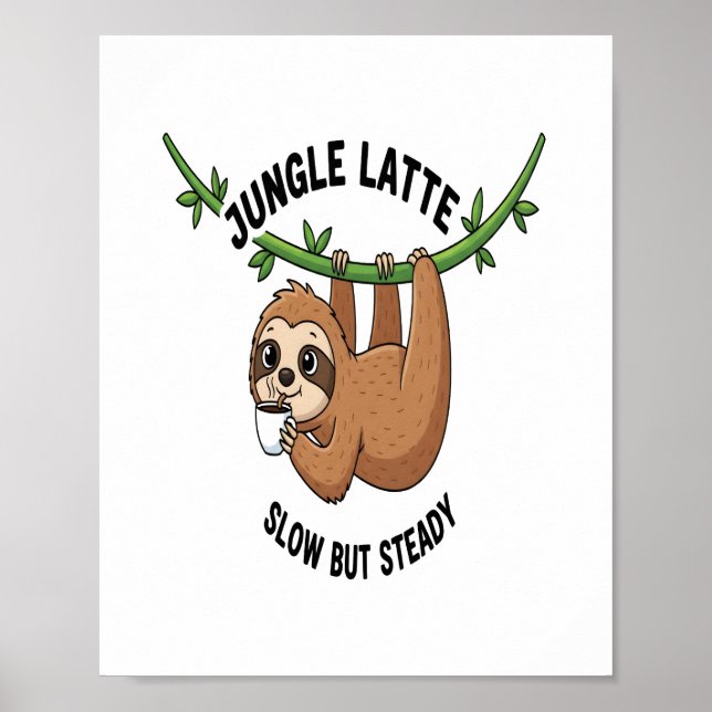 Affiche Le café matinal de Sloth (Devant)