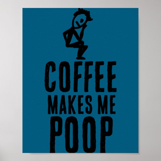 Affiche Le café me rend Op  (Devant)