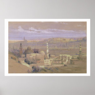 Affiche Le Caire de la porte de Citizenib, regardant vers