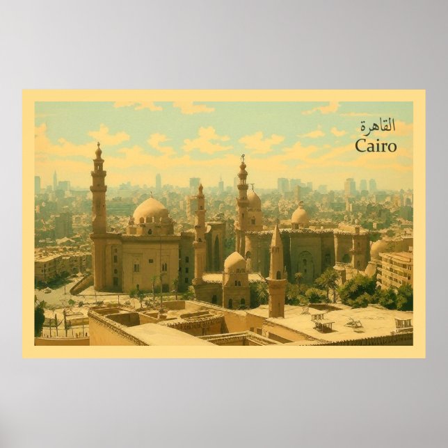 Affiche Le Caire - Égypte (Devant)