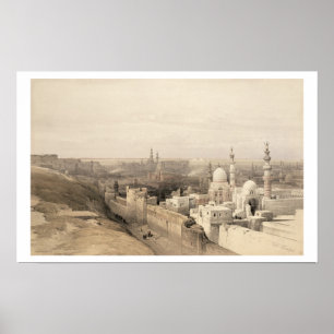 Affiche Le Caire semblant occidental, de "Egypte et