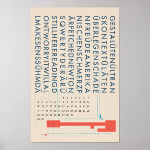 Affiche le CALENDRIER ETERNEL de FLOMM