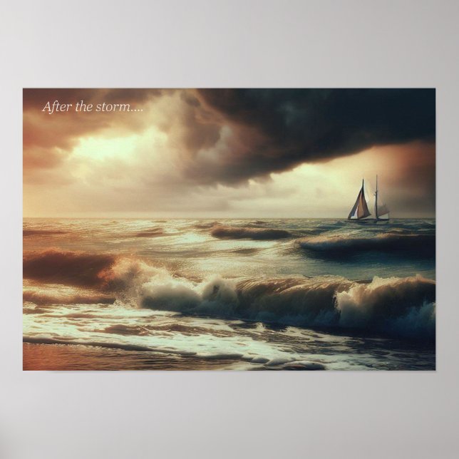 Affiche Le calme après la tempête (Devant)