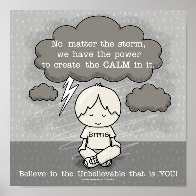 Affiche Le calme dans la tempête (Devant)