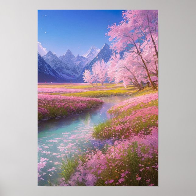 Affiche Le Calme Majestueux de la Nature (Devant)