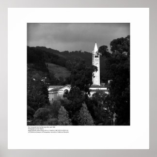Affiche Le Campanile des collines de Berkeley, 1965