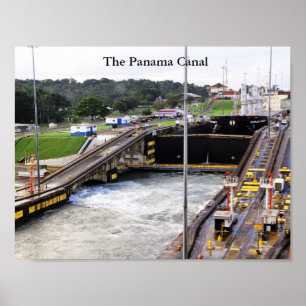 Affiche Le canal de Panama, haute photographie