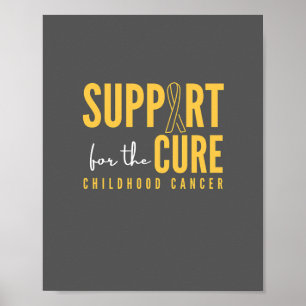 Affiche le cancer de l'enfance. soutien pour le traitement