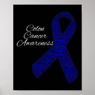 Affiche Le cancer du côlon : les chemises du cancer du côl